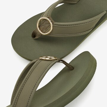 LASCANA T-bar sandals in Green