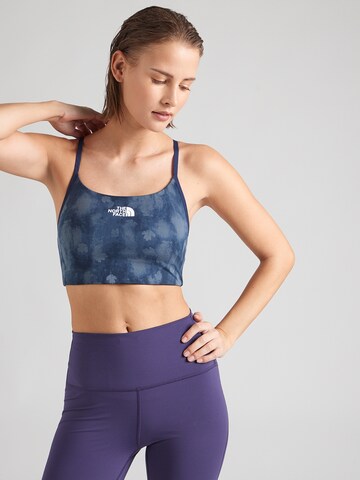 Bustieră Sutien sport 'FLEX' de la THE NORTH FACE pe albastru: față