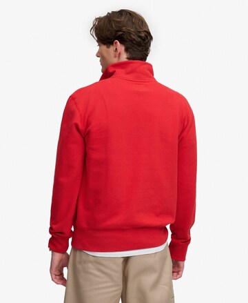 Superdry & Co Sweatshirt 'Essential Serif' in Rood