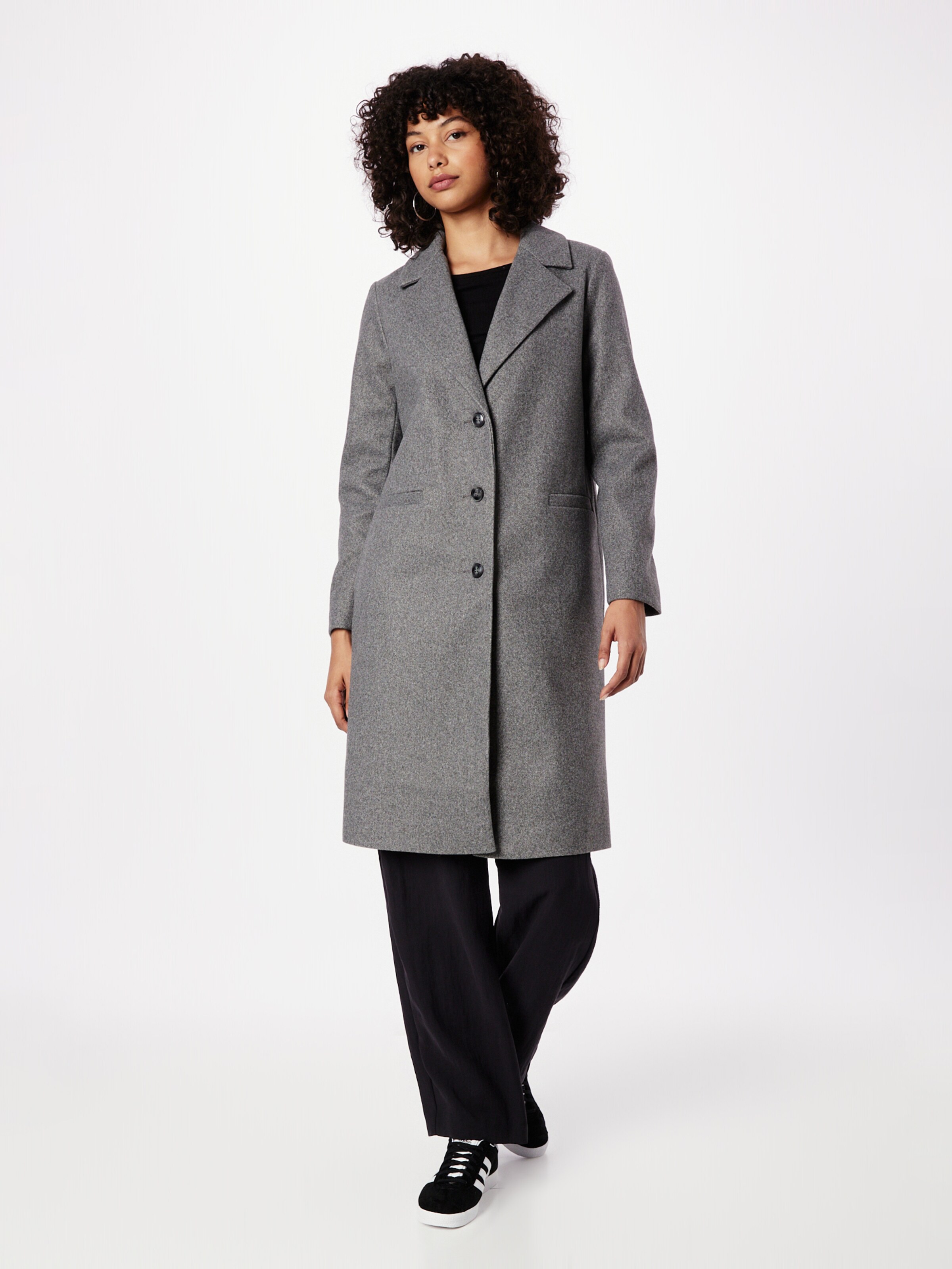 Dorothy Perkins Between seasons coat in Mottled Grey ABOUT YOU