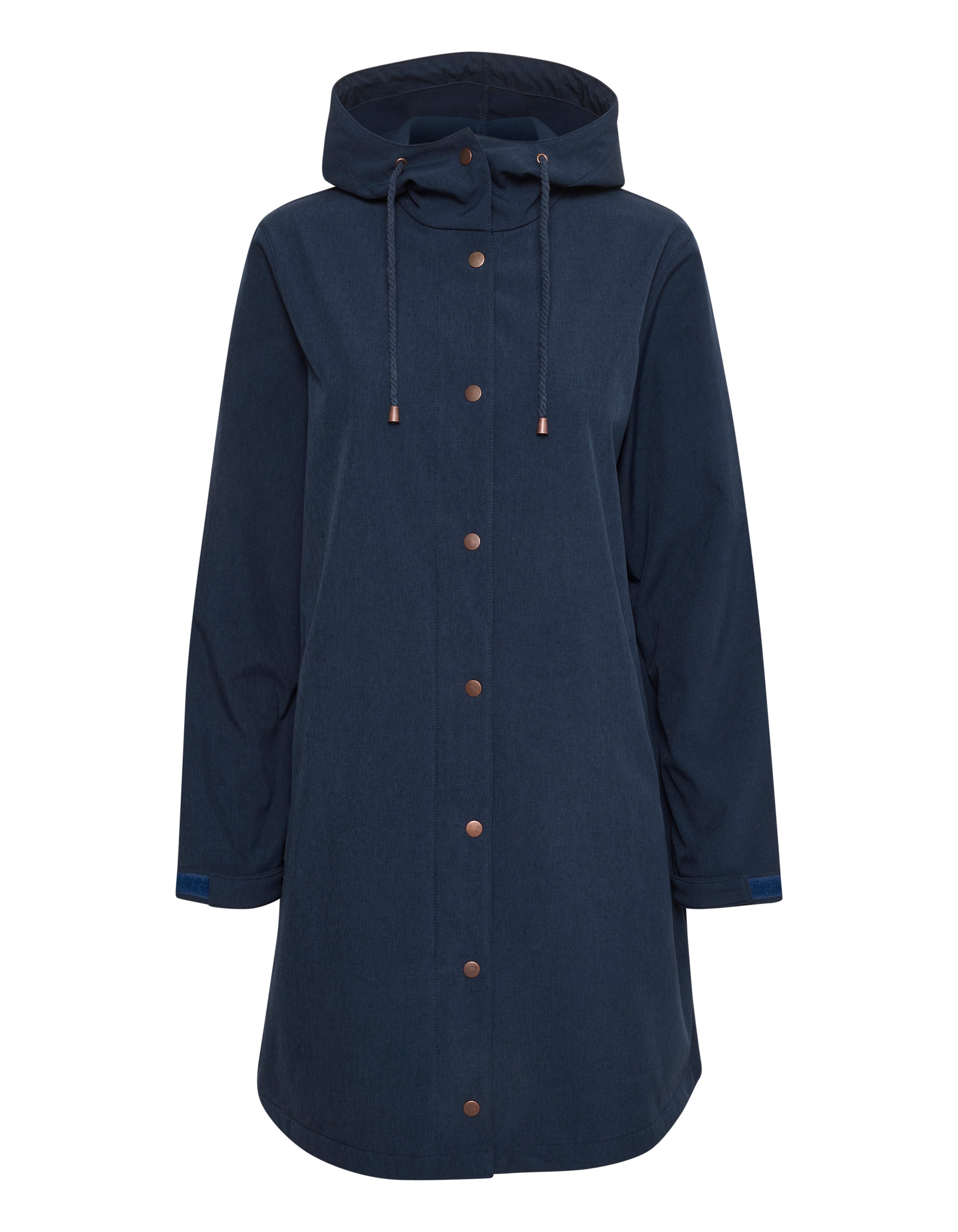 Geacă de primăvară-toamnă 'CR Alia' de la Cream pe albastru: față