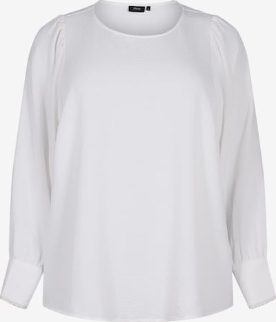 Zizzi Blusa 'CAFILUKKA' en blanco, Vista del producto