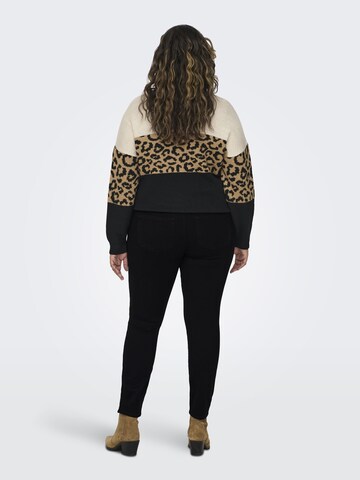 ONLY Carmakoma Skinny Jeans 'CARAUGUSTA' i sort