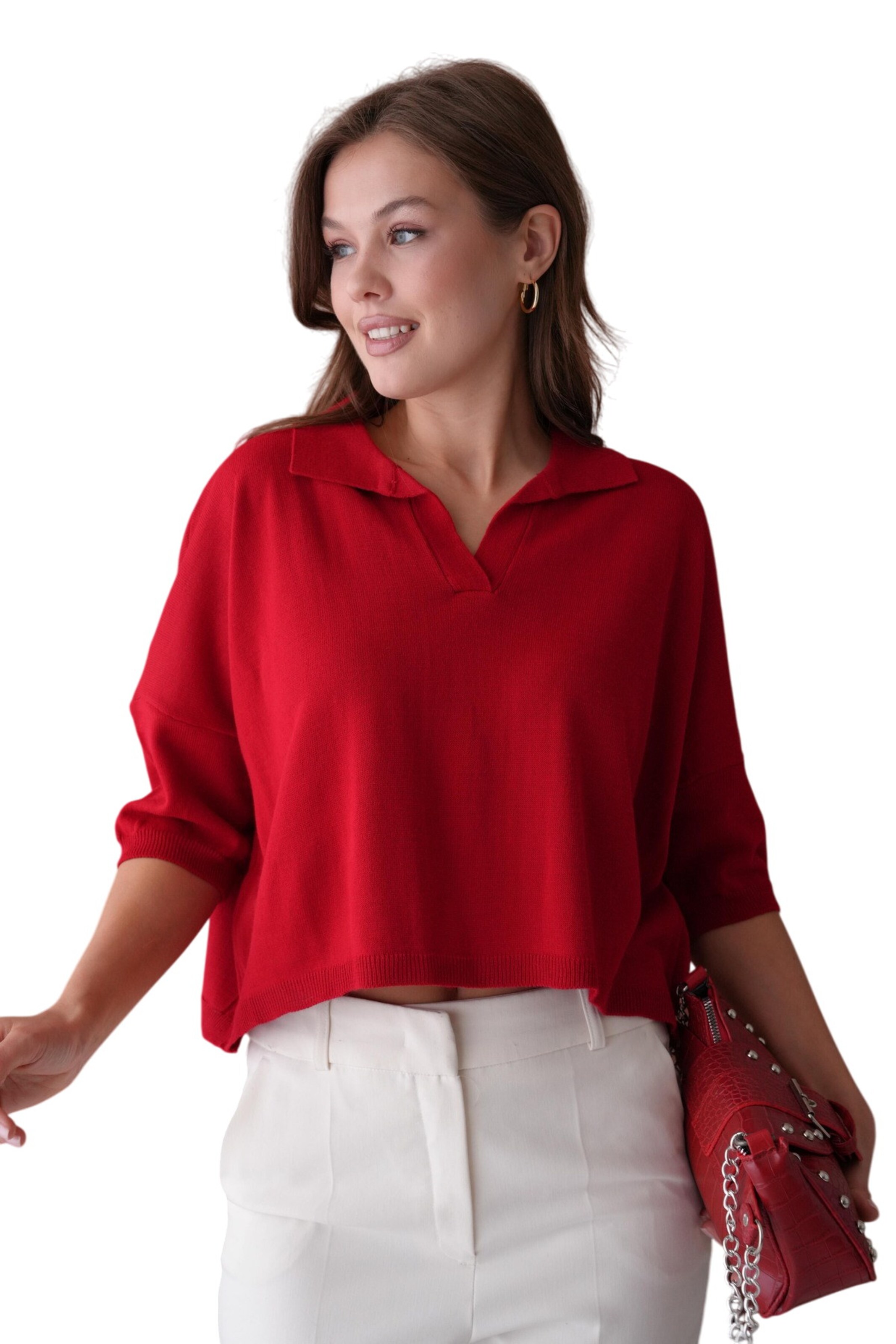 WOMAN VISION Trui in Rood