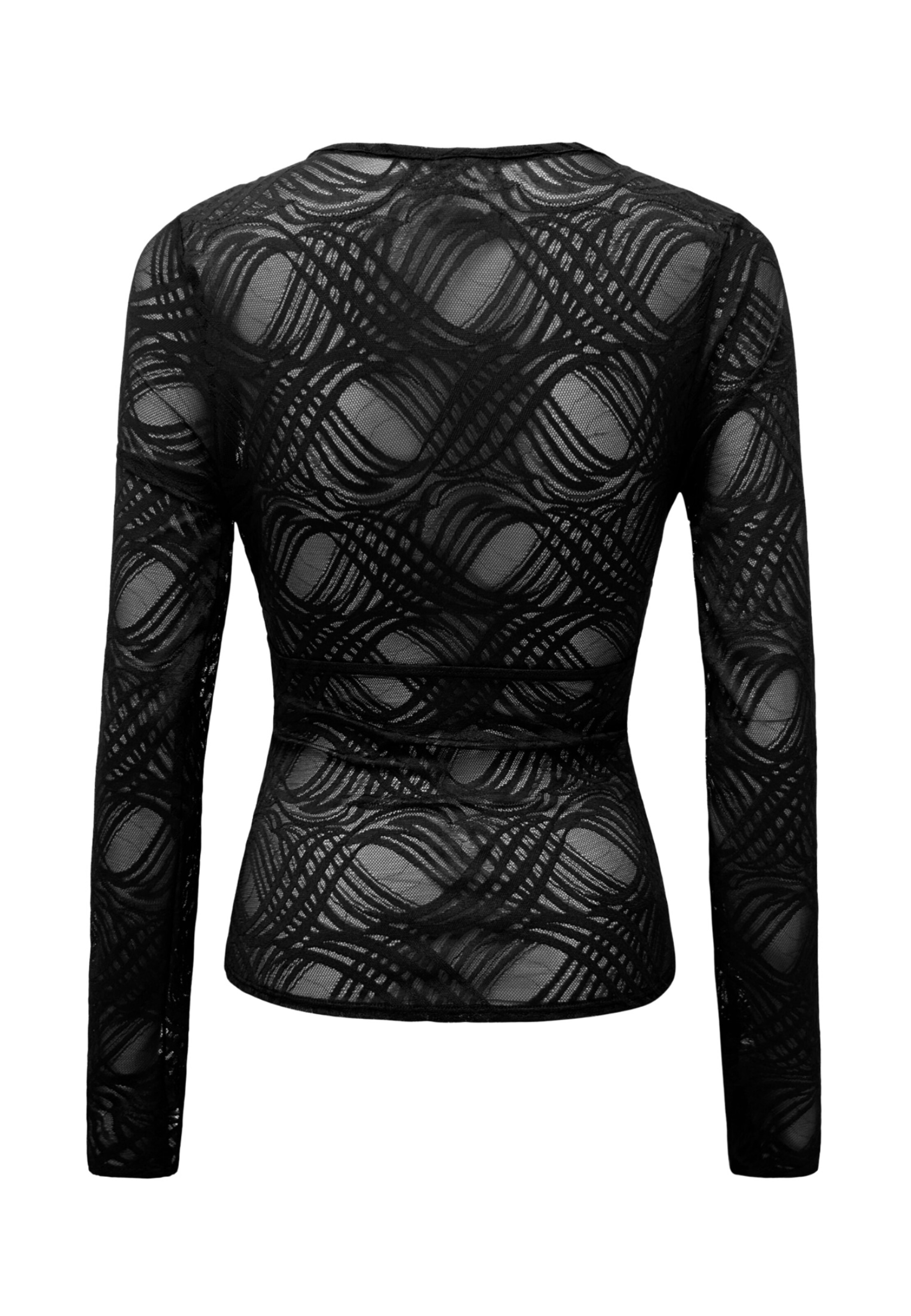 OW Collection Top 'Lexi' in Schwarz