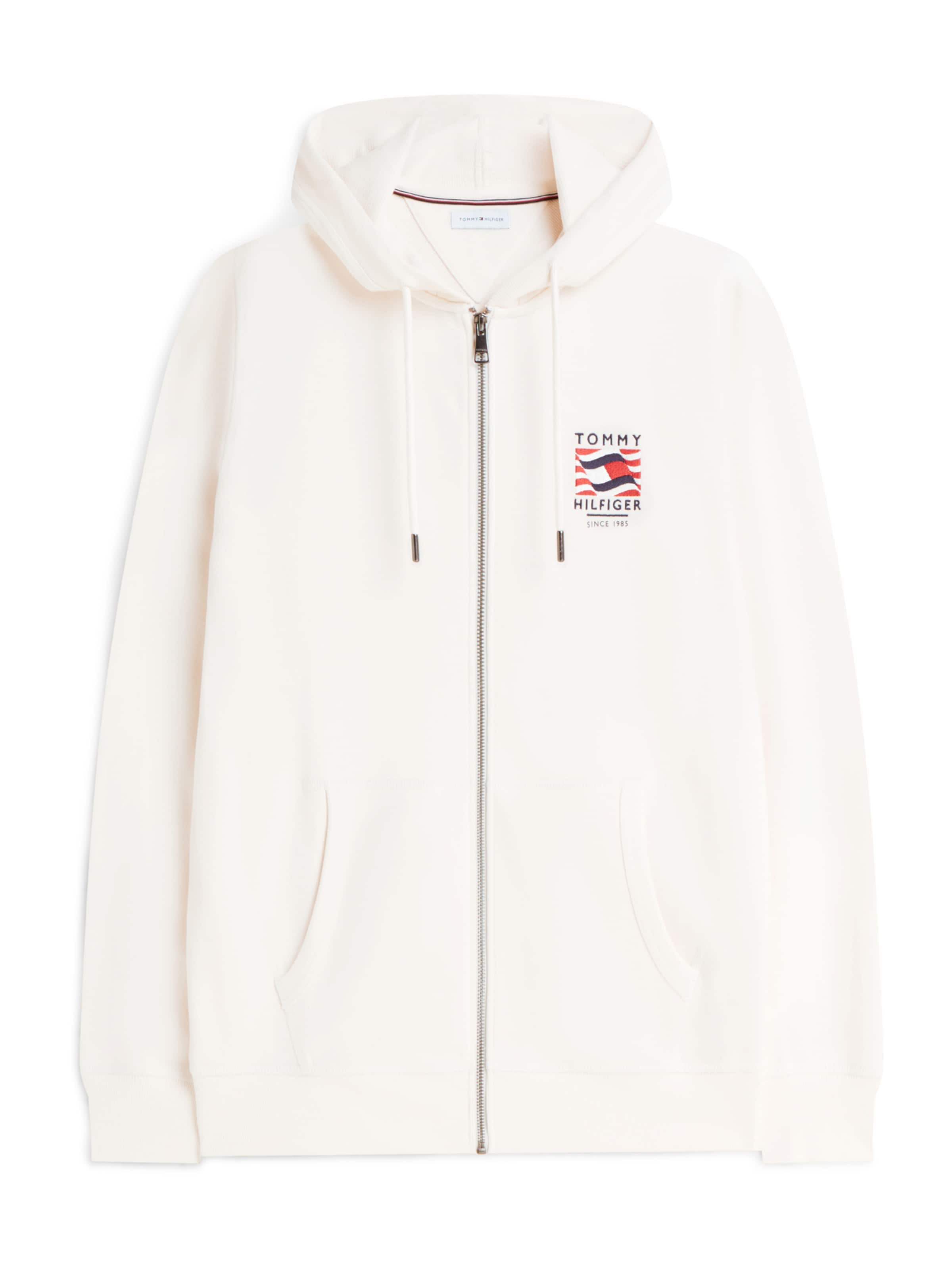 Giacca di felpa di TOMMY HILFIGER in beige: frontale