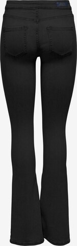 ONLY Flared Jeans 'Blush' in Schwarz