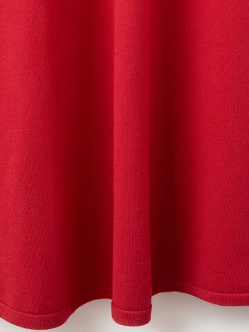 MANGO Gebreide jurk 'Pomodore' in Rood