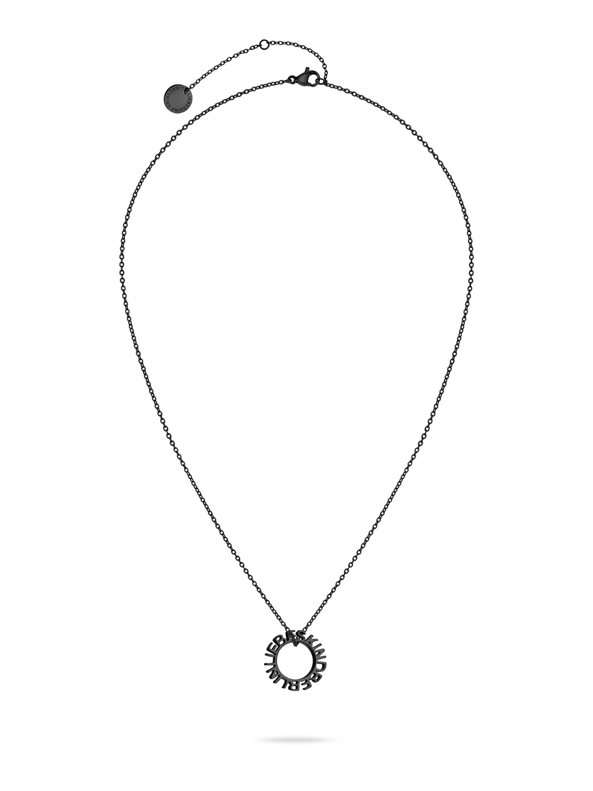 Liebeskind Berlin Necklace in Black: front