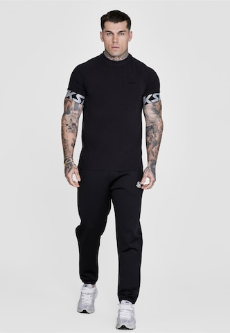 SikSilk Koszulka w kolorze czarny