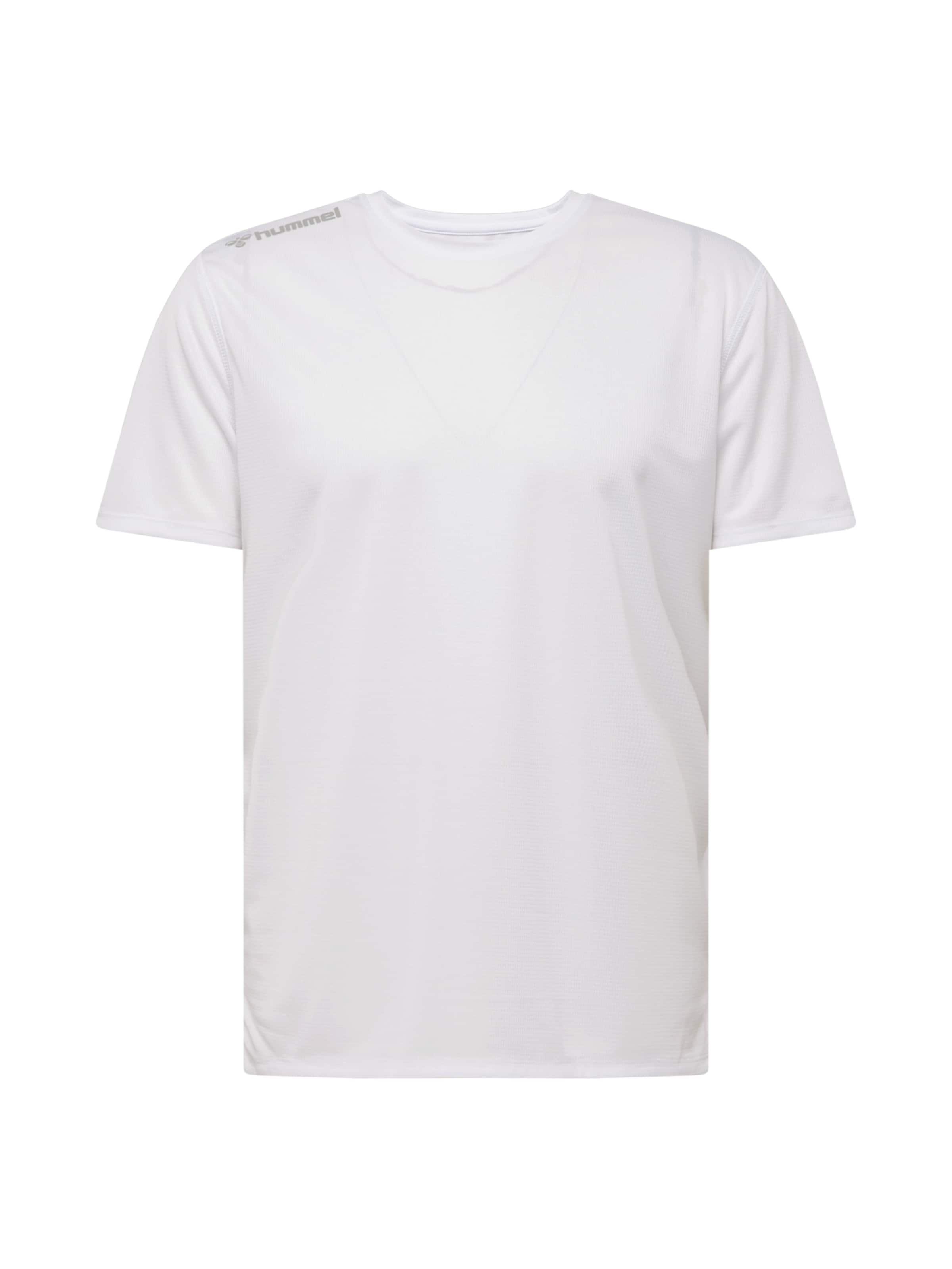 Hummel Λειτουργικό μπλουζάκι σε λευκό: μπροστά