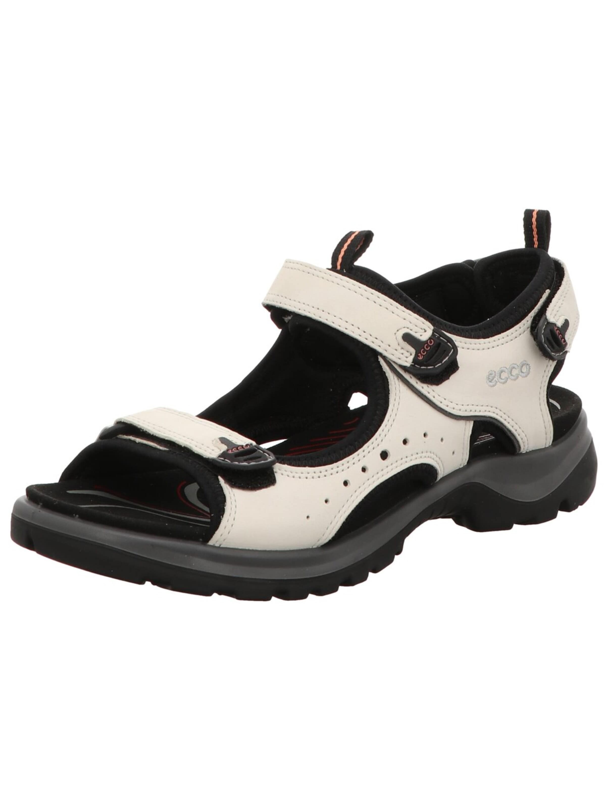 ECCO Sandale 'Sandale Damen 822043-02152 shadow white Echtleder in weiß'‌‌‌‌ in Weiß: Vorderseite