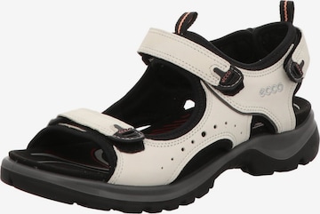 ECCO Sandale 'Sandale Damen 822043-02152 shadow white Echtleder in weiß' in Weiß: Vorderseite