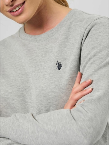 Sweat-shirt 'Helen' U.S. POLO ASSN. en gris