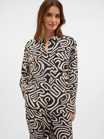 Chemisier 'VMVIGDIS' VERO MODA en noir