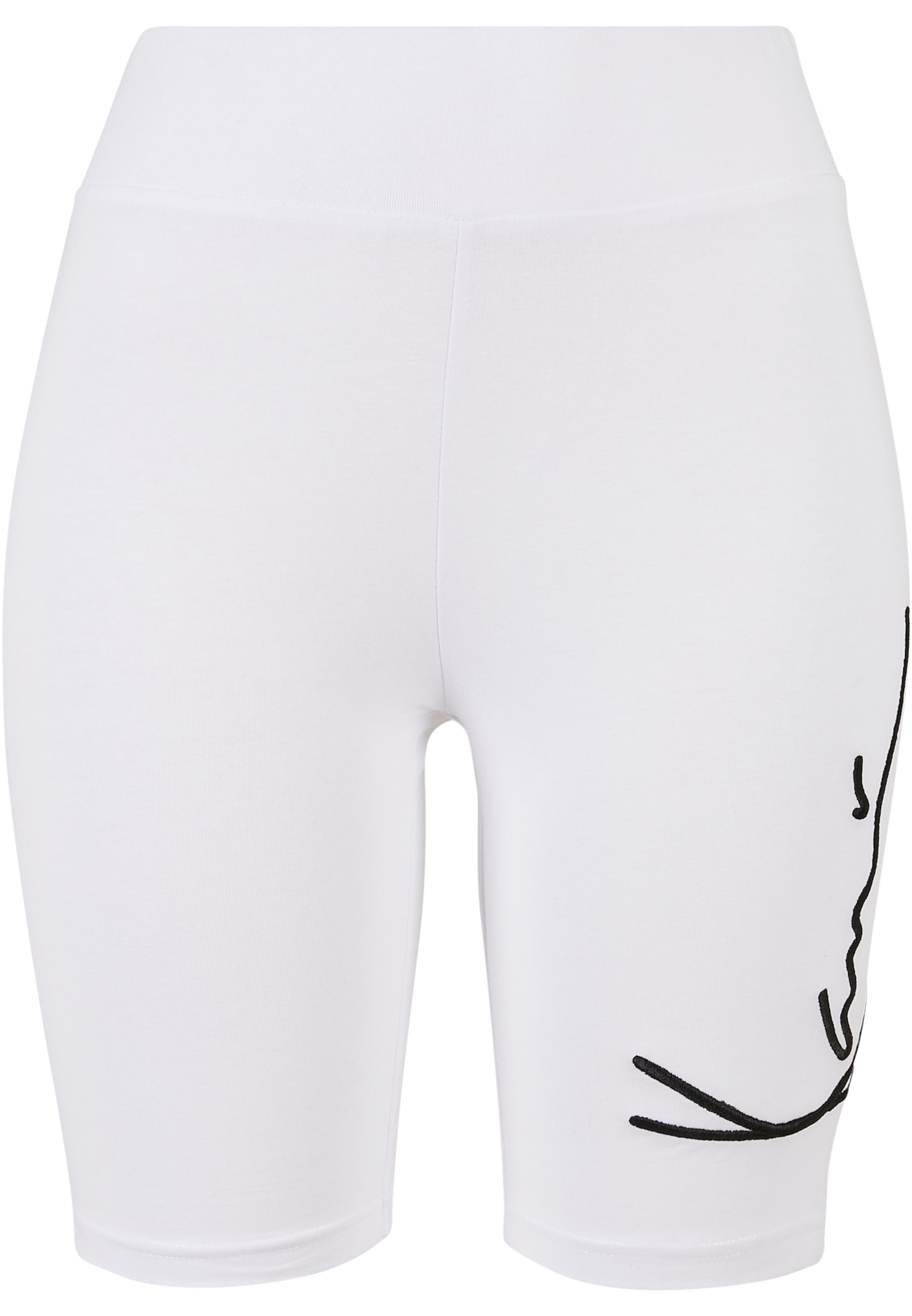 Skinny Leggings Karl Kani en blanc : devant