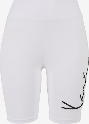 Karl Kani Skinny Leggings in White: front