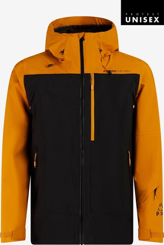 PROTEST Sportjacke 'PRTAbalony' in Braun: Vorderseite