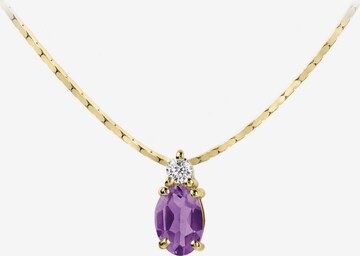 Jacques Lemans Necklace in Purple: front