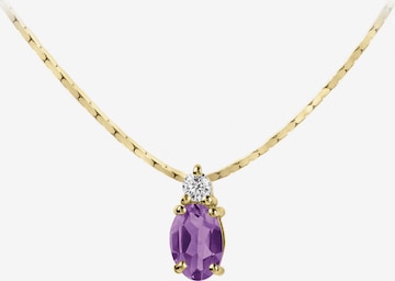 Jacques Lemans Necklace in Purple: front