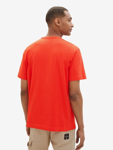 TOM TAILOR T-Shirt in Rot