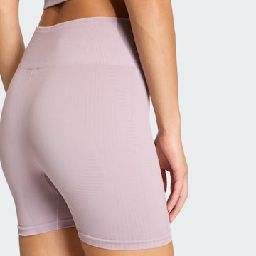 ADIDAS PERFORMANCE Skinny Sports trousers 'Essentials' in Purple