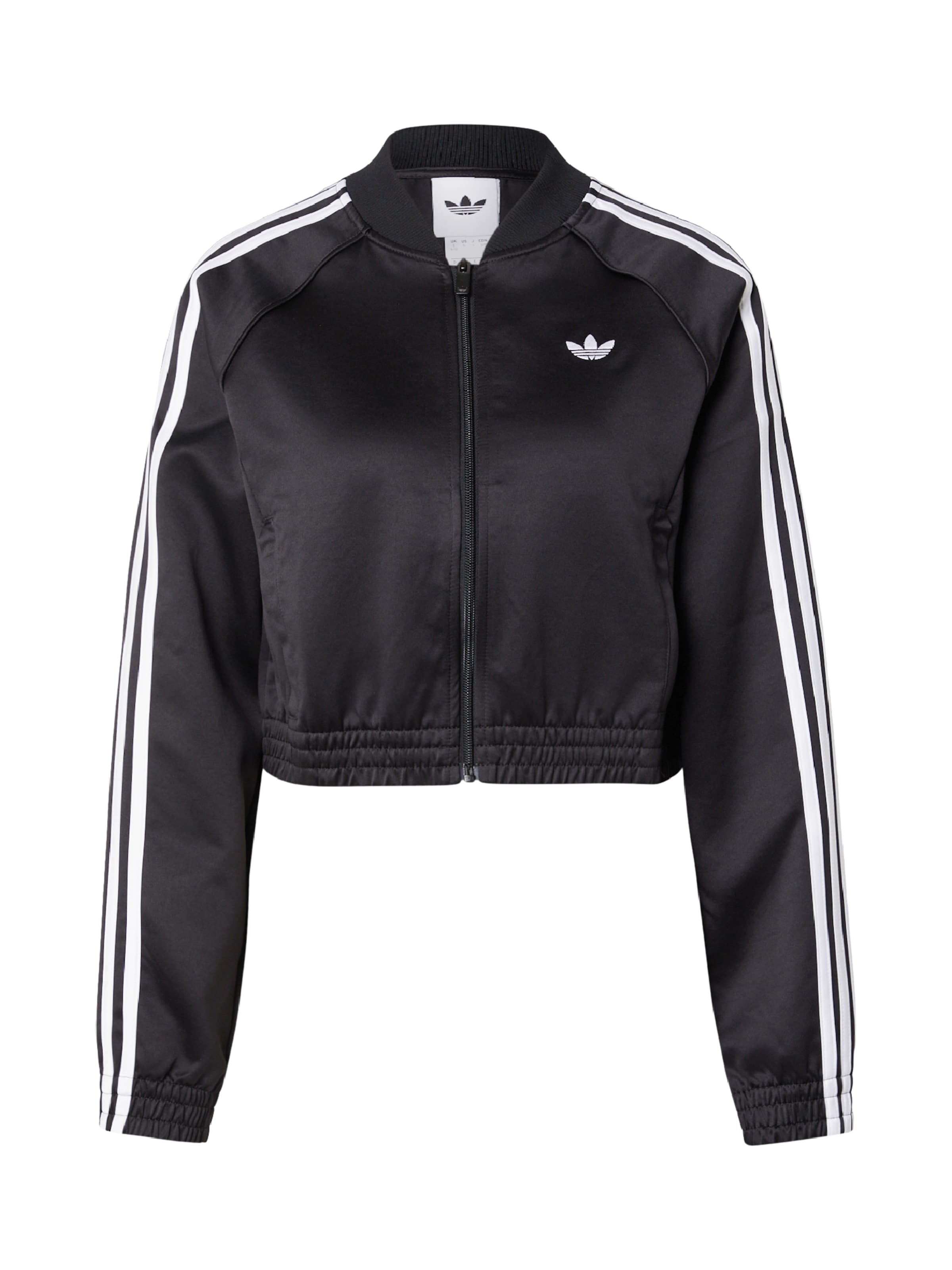 ADIDAS ORIGINALS - Casaco meia-estação 'SST' em preto: frente