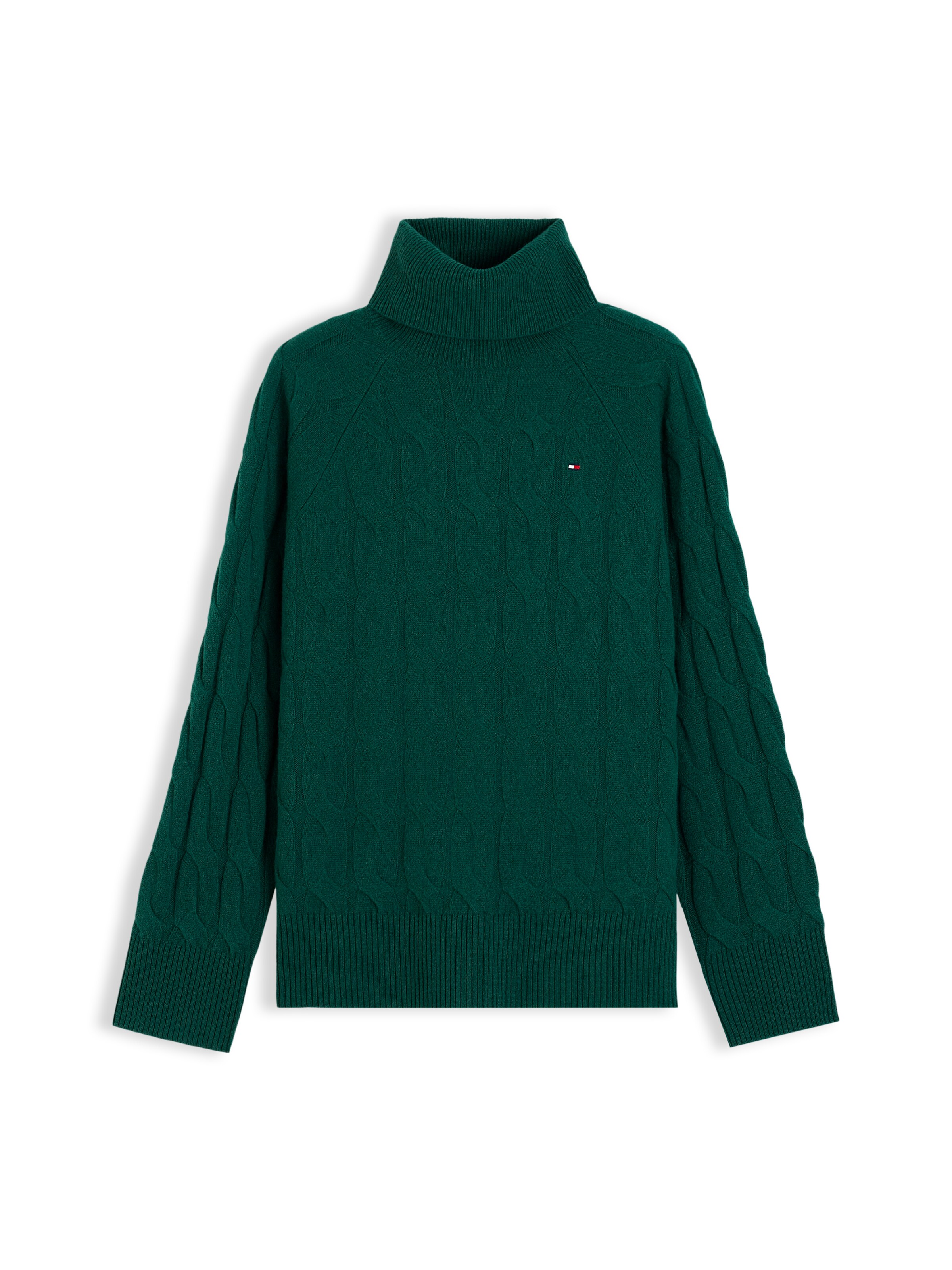 TOMMY HILFIGER Pullover in Grün: Vorderseite