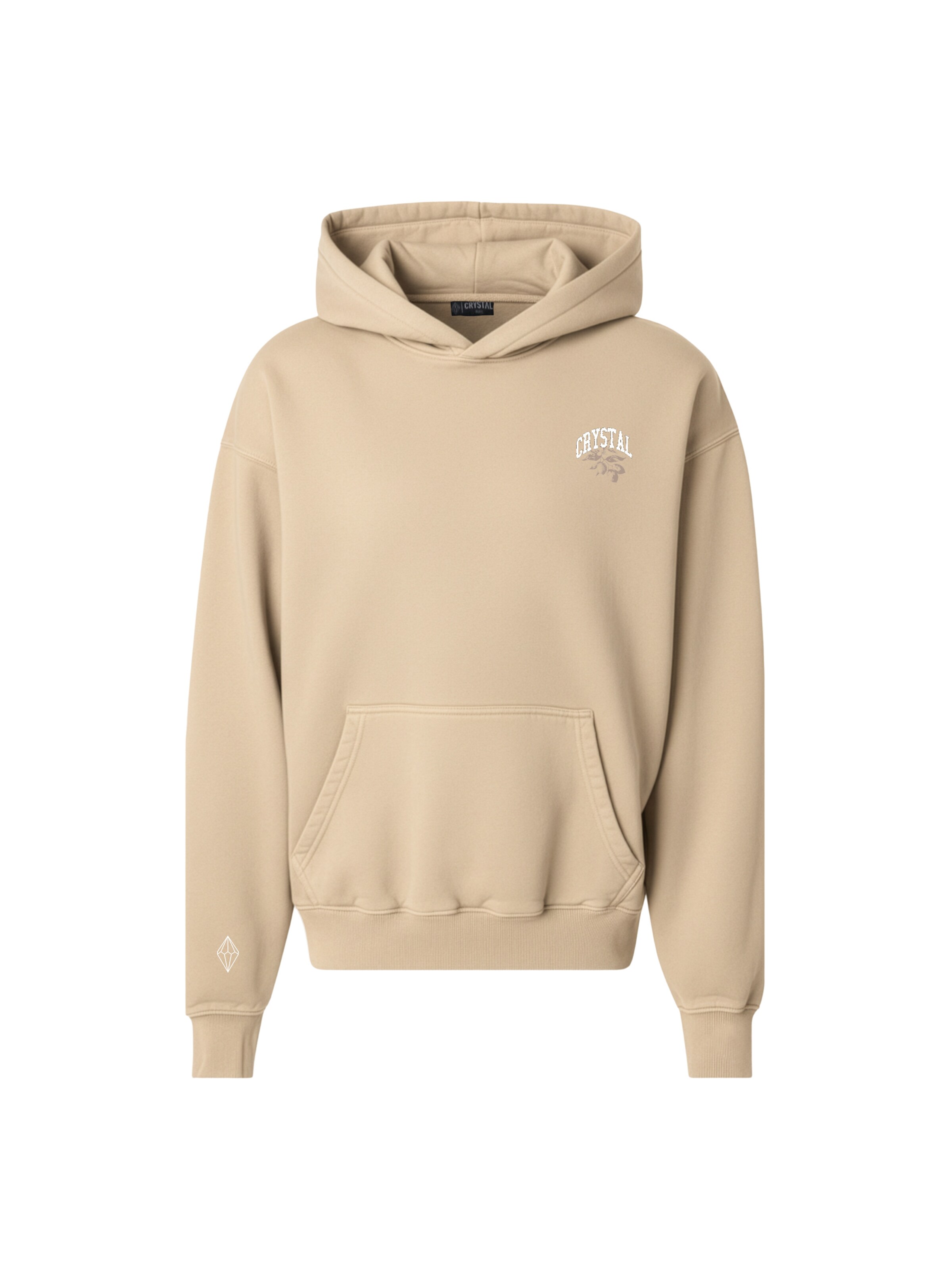 Crystal Paris Sweatshirt 'Polo Club'‌‌‌‌‌‌‌‌‌‌ in Braun: Vorderseite