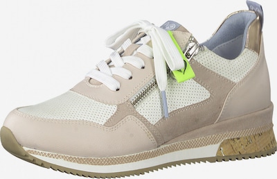 Earth Edition by Marco Tozzi Sneaker in hellbeige / gold / rosa / weiß, Produktansicht