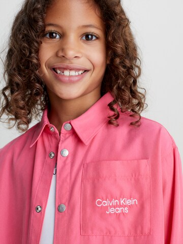 Calvin Klein Jeans Bluse in Pink