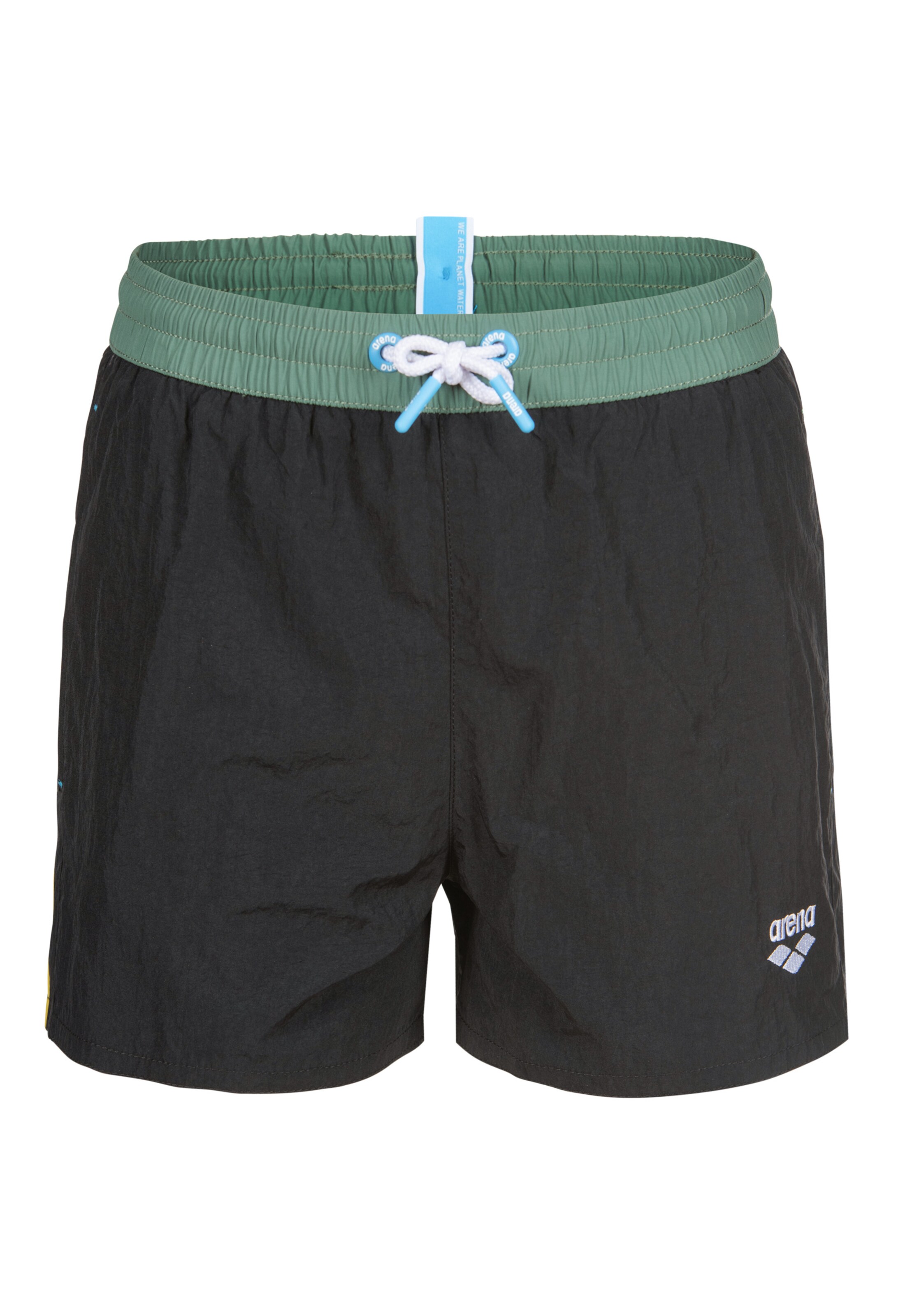 ARENA Badshorts 'TAPES BEACH SHORT' i svart: framsida