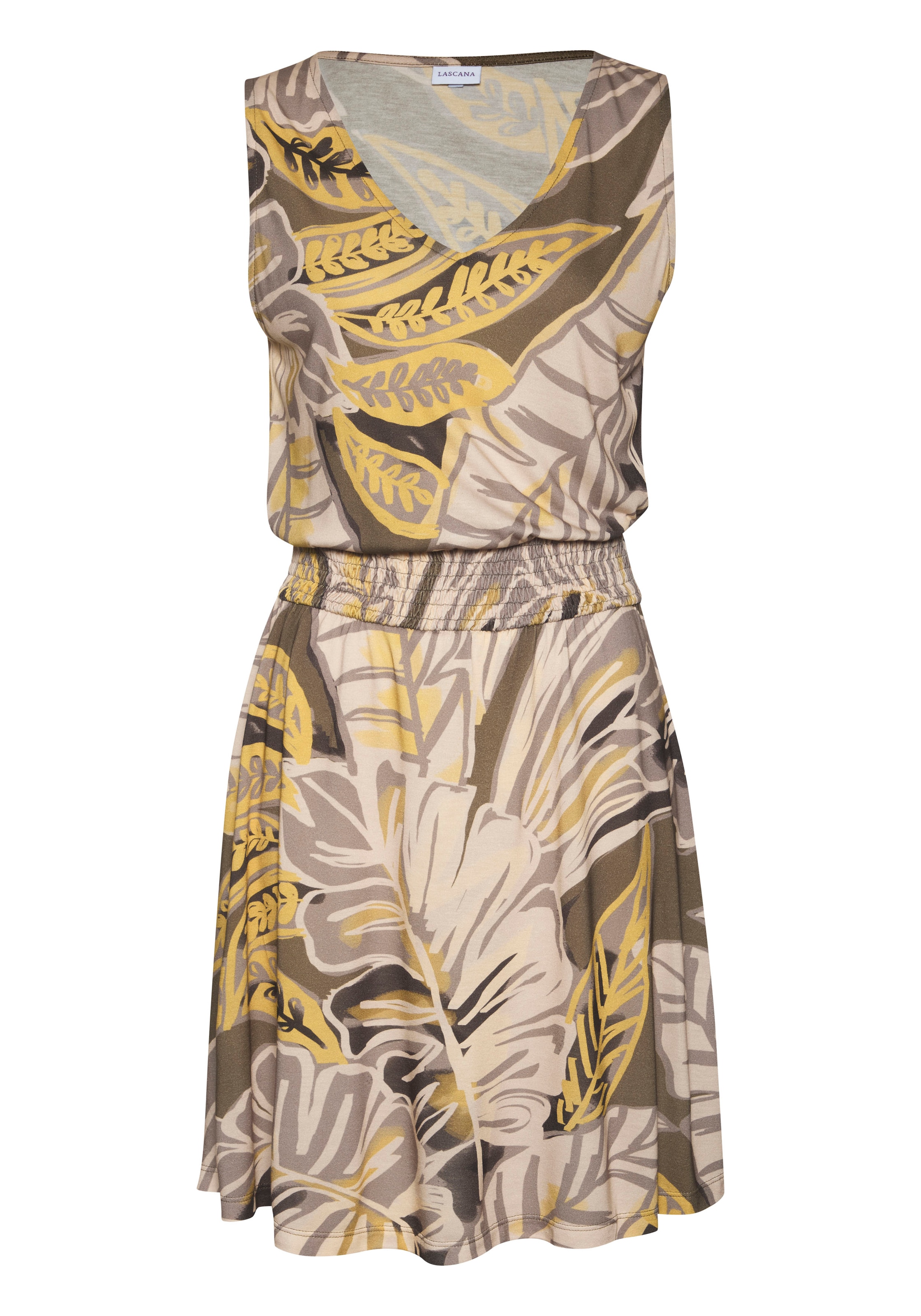 LASCANA Kleid in Beige: Vorderseite