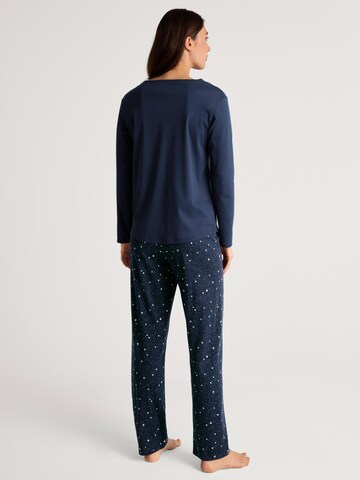 CALIDA Pyjama 'Sweet Dreams' in Blauw