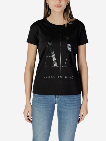 Maglietta '8NYTCX YJG3Z' di ARMANI EXCHANGE in nero: frontale