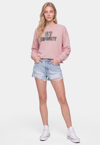 MYMO - Sweatshirt em rosa