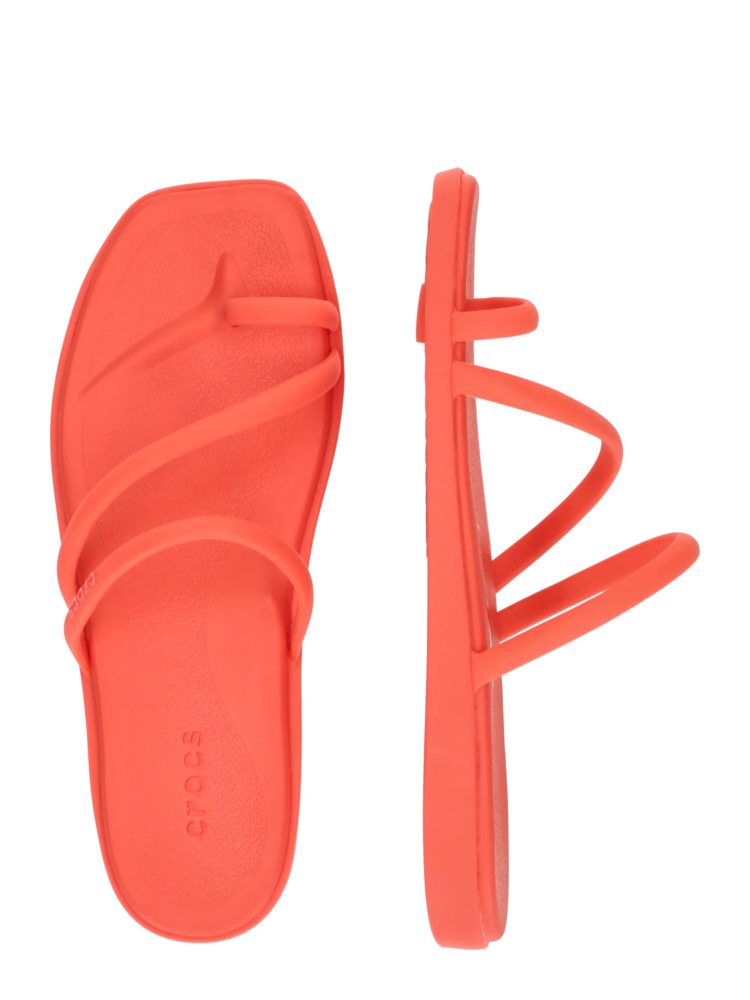 Flip-flops 'Miami' de la Crocs pe portocaliu