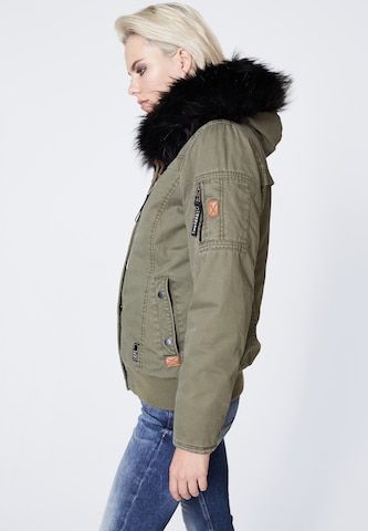 Harlem Soul Winter Jacket 'GI-GI' in Green