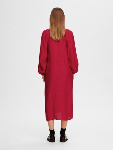 SELECTED FEMME Jurk in Rood