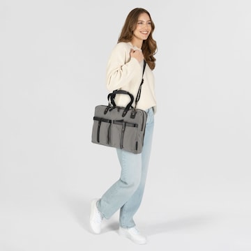 Harbour 2nd Document bag 'Will' in Grey: front