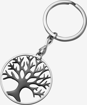 Julie Julsen Key Ring in Silver: front