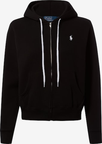 Veste de survêtement Polo Ralph Lauren en noir : devant