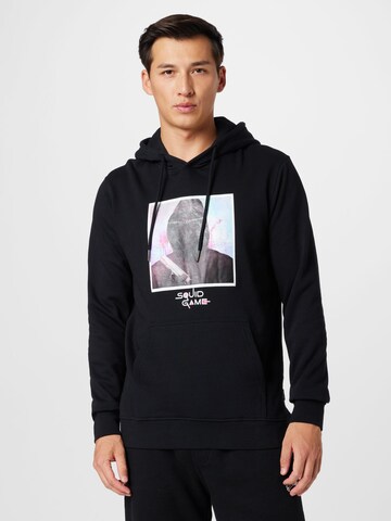 Only & Sons Sweatshirt 'Squidgame' in Black: front