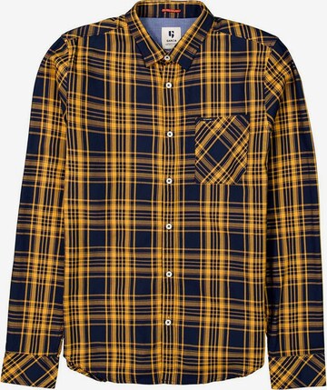 GARCIA Regular fit Button Up Shirt in Blue: front