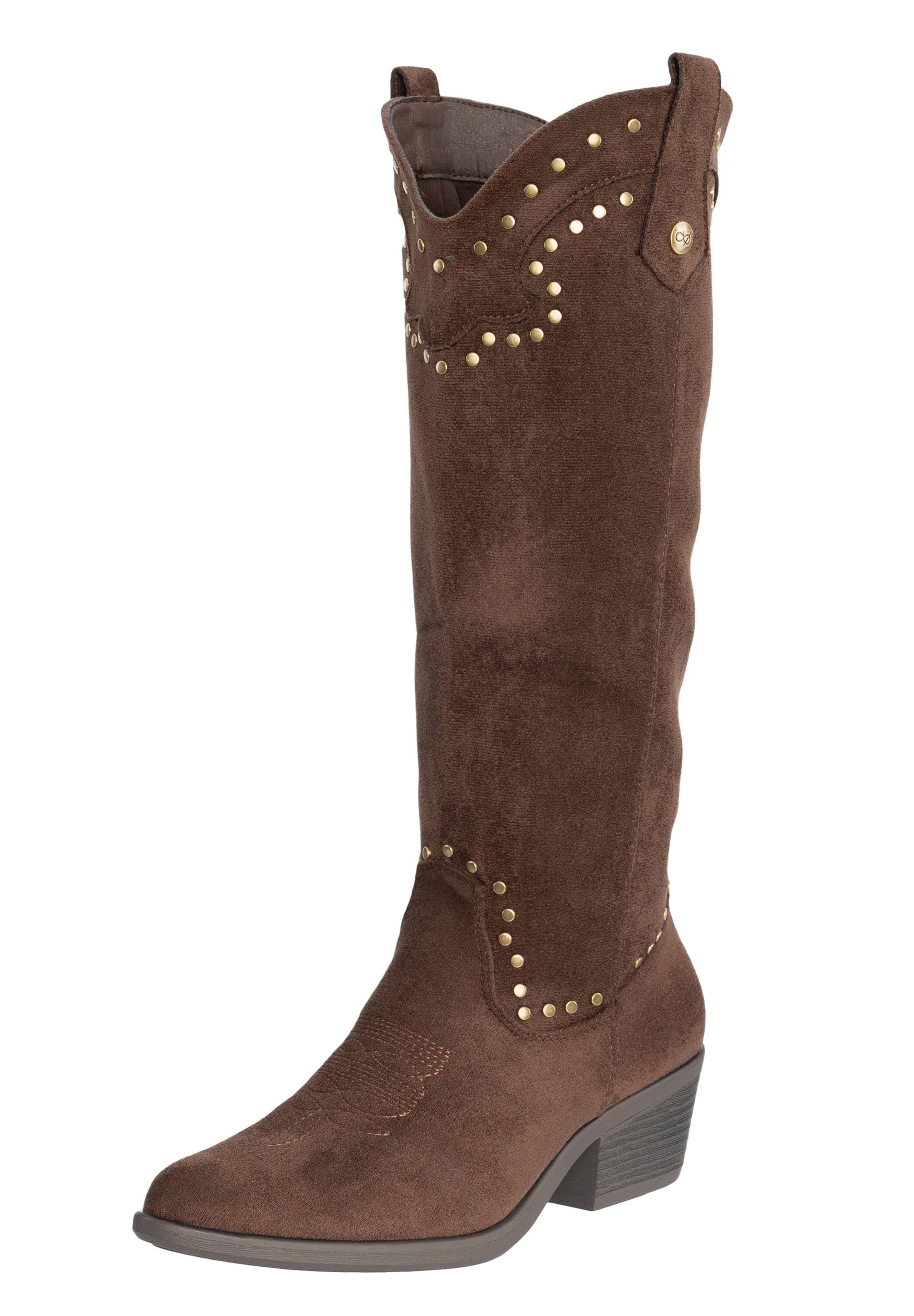 Salinyang Comwboystøvler i brun: forside