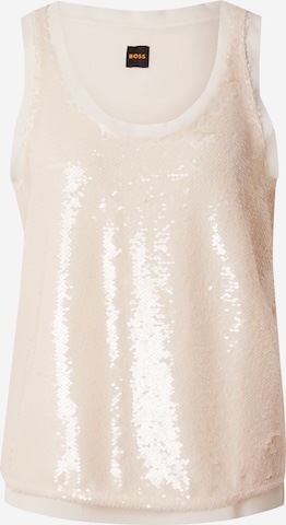 BOSS Toppi 'Lllettes_1' värissä beige: etupuoli
