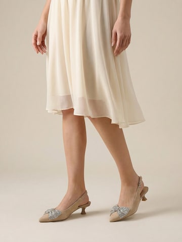 VENEZIA Slingpumps 'Venezia'‌‌‌‌‌‌ in Beige: Vorderseite