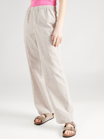 Monki Regular Broek in Beige: voorkant