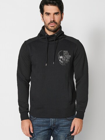 KOROSHI - Sudadera en negro: frente