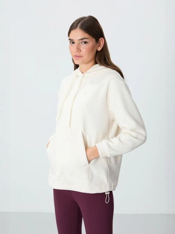 Sweat-shirt Tommy Life en blanc